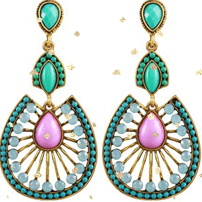 Gif animé bijoux boucles d'oreilles